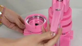 New plastic badge making machine
