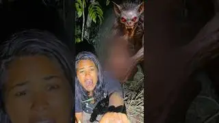 A FLORESTA PAROU! O CHUPA CABRA ARRASTOU ELA 🌲👹  #relatosbizarros #lendas #folclore #chupacabra
