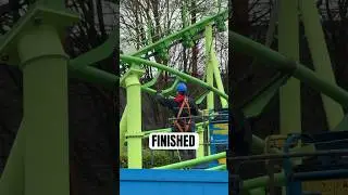 Новые американские горки Alton Towers ЗАВЕРШЕНЫ! #altontowers #youtubeshorts