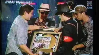 Callalily's Gold Record Award at ASAP