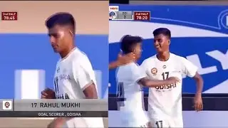 Rahul Mukhi Scored for Odisha || Santosh Trophy 🏆 Match ||