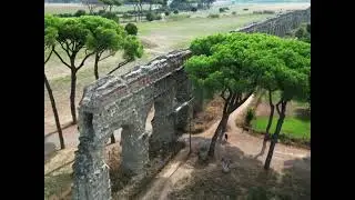 Parco degli Acquedotti (Aquaduct Park) in Rome, Italy