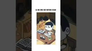 Le me one day before exam funny 😂😂 video|| exam funny video status|| new funny video||