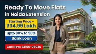 Ready To Move Flats in Noida Extension,1BHK 2BHK 3BHK | Sector-1 Greater Noida West #vihaangroupflat