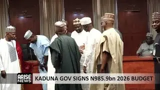 KADUNA GOV. SIGNS N985.9bn 2026 BUDGET 