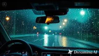 5 Minutes to Deep Sleep | Driving in Heavy Rain Soundscape 165
