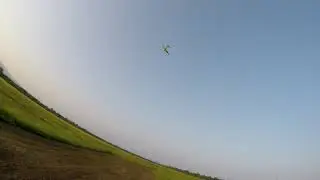 Полёты Николаевка 17 июля 2019. Me-109 от Kyosho Двигатель SAITO-82a