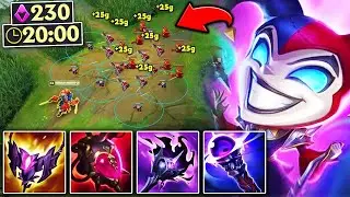 When Shaco gets PERFECT Farm for 23 minutes straight (FULLGAME!)