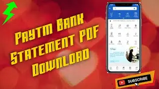 How To Download Paytm Bank Account Statement Pdf | Instant