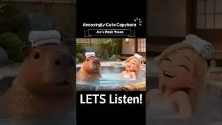 A New Song For Capybara!👇Full video in 'Related Video!👇This capybara is living its best life♨️