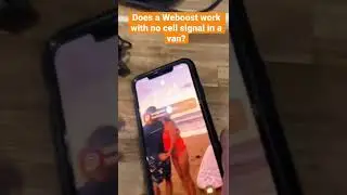 Does WeBoost Work With No Cell Signal? | Van Life | Weboost In Van