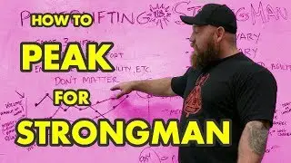 How to PREPARE AND PEAK for a Strongman Contest with FULL Meet Peak Program Example