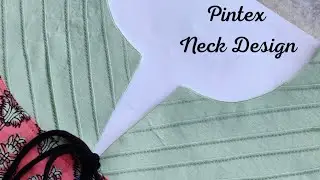 Most Trendy Pintuck Neck Design for Kurti/Suit || neck design cutting and stitching