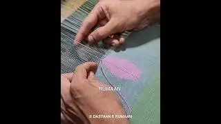 WEAVING MOTIFS ON HANDLOOMS #handwoventextiles #pakistantextiles #dastaanerumaan
