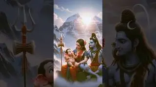 Bal Ganesha talking to Mata Parvati and Lord Shiva #balganesh #shiva #parvati