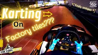 KARTING ON FACTORY TILES??? factory kart huizingen a *UNIQUE* karting track!