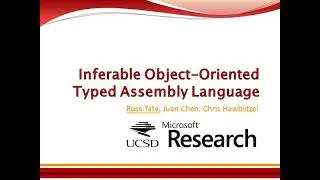 Inferable Object-Oriented Typed Assembly Language