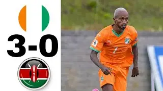 Tazama Magoli Yote IVORY COAST 🇨🇮 Vs 🇰🇪 KENYA 3-0 PACOME Ang'aa Mechi Ya Kufuzu Kombe la DUNIA 2026