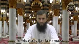 Propis ostavljanja namaza - Prof Hajrudin Ahmetović
