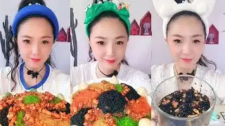 Satisfying Eating Sounds with Colorful ASMR Crunchy Mukbang Compilation #212