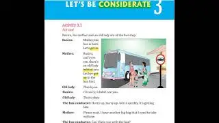 An English Lesson - Let's be considerate on page 23 of Grade 8 Pupil's Book  by Mrs. U.B.F. Mujeeba