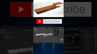 53 feet Stepdeck Trailer 3D Model | BLENDER ✨