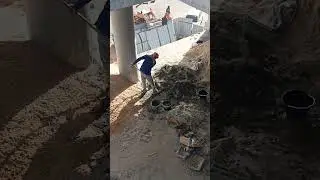 How to do labor work in Saudi Arabia #viralvideo #constructionproject