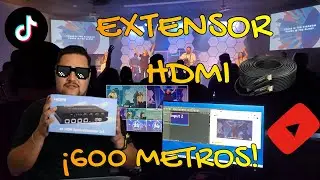 C&oacute;mo ampliar la se&ntilde;al HDMI hasta 600 metros en varias pantallas con cable de red