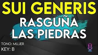 Sui Generis - Rasguña Las Piedras - Karaoke Instrumental - Mujer