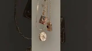 Openable photo locket necklace #jewelry #necklace #unboxing #crystals #ring