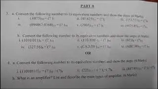 EC 1st Internal assessment for 1st year cs engineering students