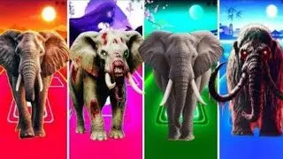 Funny Bull 🐂🆚 Funny Lion 🐯 🆚Funny Ferdinand 🐂🆚 Funny Mammoth 🦣🆚 Tiles Hop EDM Rush