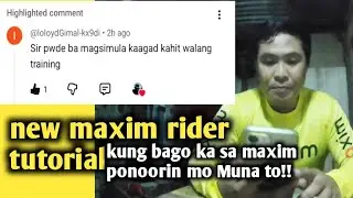 Pwede bang mag simula agad? New maxim rider tutorial!!!