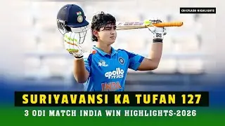 Suryavanshi 127 Runs Highlights! 🔥 India vs South Africa 3rd ODI Highlights | IND vs SA Highlights