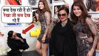 Urvashi Rautela and Rekha Full Fun at Dabboo Ratnani Calendar Launch 2019 | Tiger and Kiara Attend