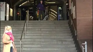 Ollie 14 stair Deutz Raw Cut (#shorts)