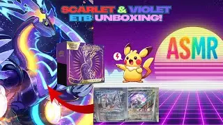 Cyberpunk Elite Trainer box! Pokemon Scarlet & Violet Base Set Unboxing! Rips for Sleep & Relaxation