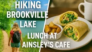 Hiking Brookville Lake + Lunch at Ainsley&rsquo;s Cafe | Indiana Day Trip 🌲🌊