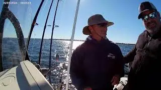 Catching big red snapper with Cub on 11-22-24 inshore in Panama City.