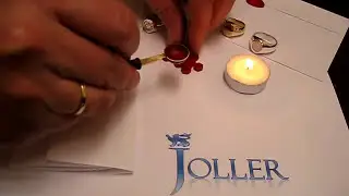 Wax Sealing with a Signet Ring