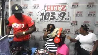 DJ Switch on Hit FM 2 days before the finals