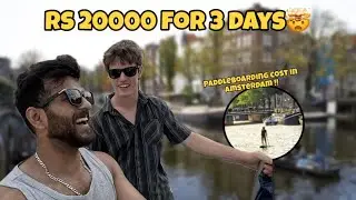 Budget hostel in Amsterdam🛌 | Paddleboarding in Amsterdam