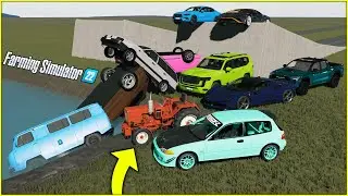WŁADIMIREC T25 VS WIELKA WODA😱 NIE PRZESKOCZYSZ JEZIORA = UTOPISZ POJAZD😱┃ FS 22