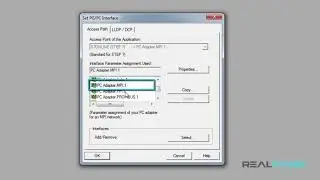 22 Установите интерфейс PG PC Для подключения ПЛК к программному обеспечению