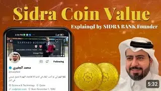 Sidra Coin Value Explained By Founder | SidraBank Price Update