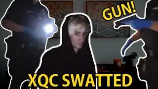 xQc SWATTED AGAIN LIVE | WITH TWITCH CHAT