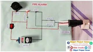 Fire Alarm / Transistor project #Transistor #Transistorproject #firealarm