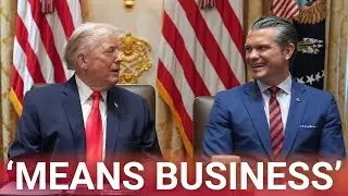 Trump &lsquo;means business&rsquo;: Pete Hegseth vows the US is &lsquo;re-establishing deterrence&rsquo;