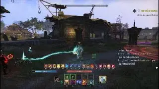 Eso TANK NECRO TEMP 1 VS Hammer 🪓 and EU SERVER 🔥🔥😅