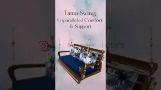 Tama Swing: Indoor & Balcony Elegance. Experience Comfort. #swing #homedecor #viral #shorts
